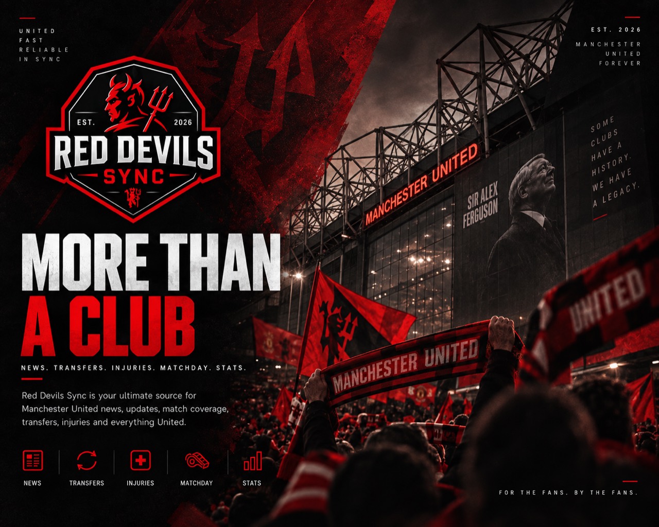 RedDevilsSync Manchester United fan community artwork